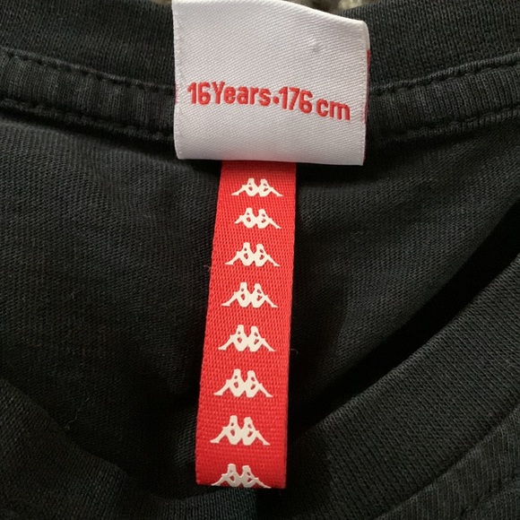 Boys Kappa Embroidered Logo T-Shirt - Picture 3 of 4